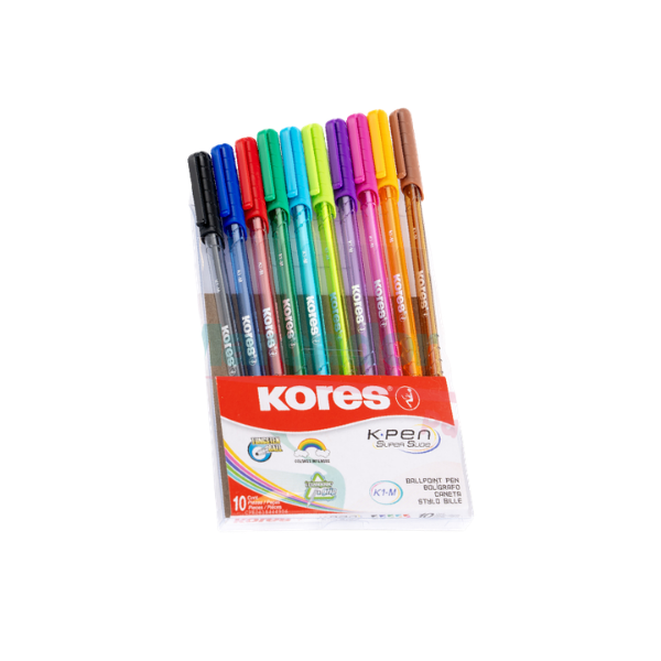 BOLIGRAFO K1 PUNTA MEDIA COLORES FANCY SET