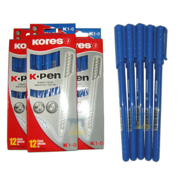 BOLIGRAFO OPACO AZUL PUNTA FINA