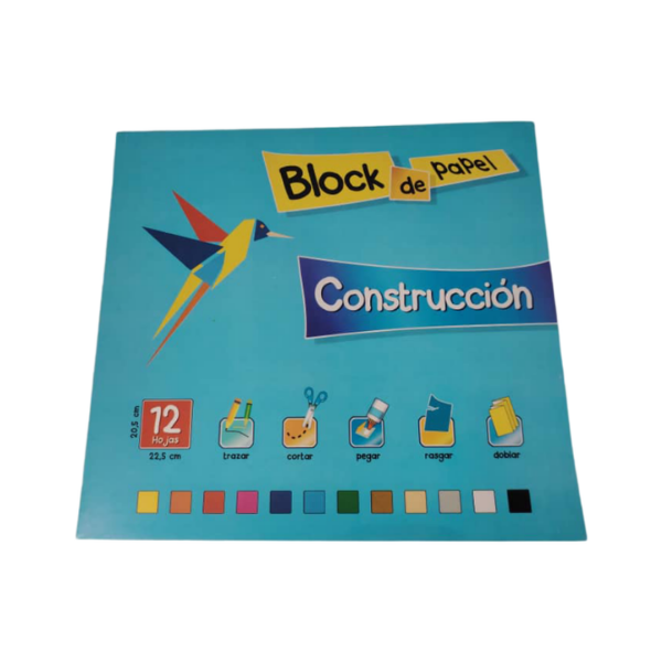 BLOCK DE CONSTRUCCION 12 HOJAS 20,5*22,5CM