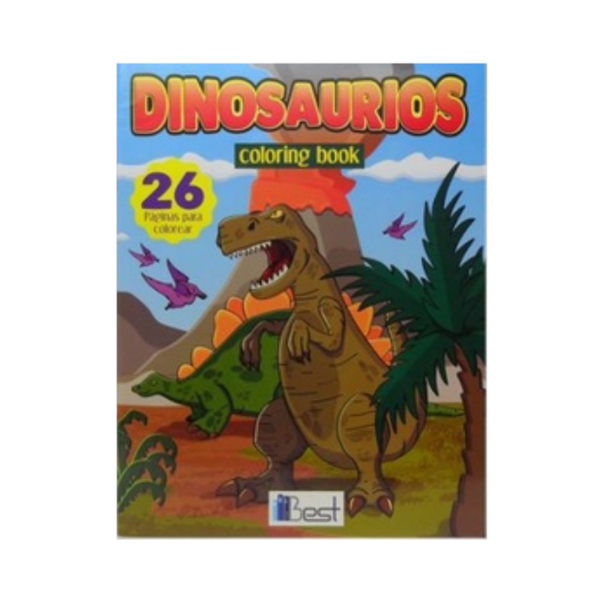 LIBRO COLOREAR DINOSAURIO