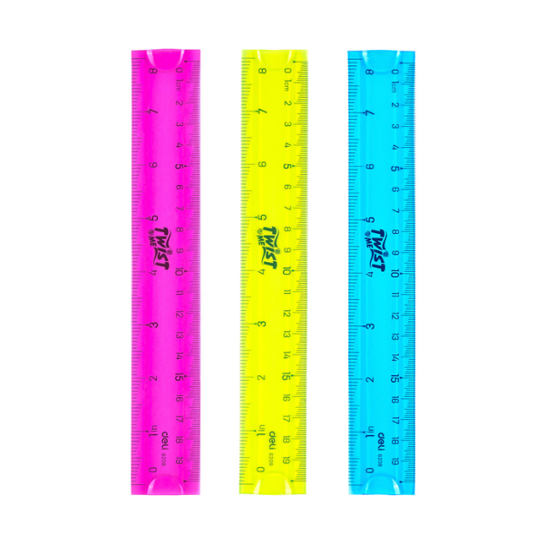 REGLA PLASTICA FLEXIBLE 20CM