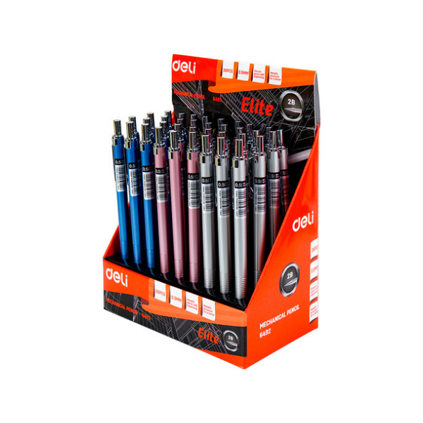 PORTAMINAS DE METAL ELITE 0,5MM CXBORRADOR