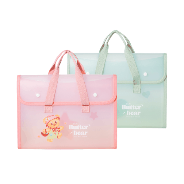 CARPETA PLASTICA EXPANDIBLE CON ASAS BUTTERBEAR DELI A4 13 ESP