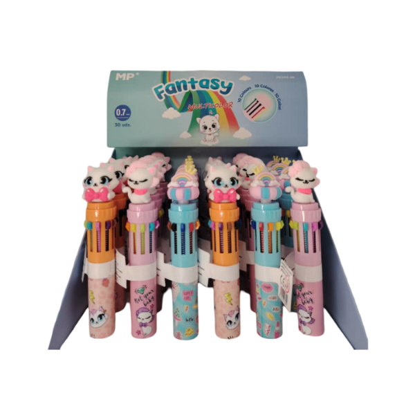 BOLIGRAFO MULTICOLOR FANTASIA CATS