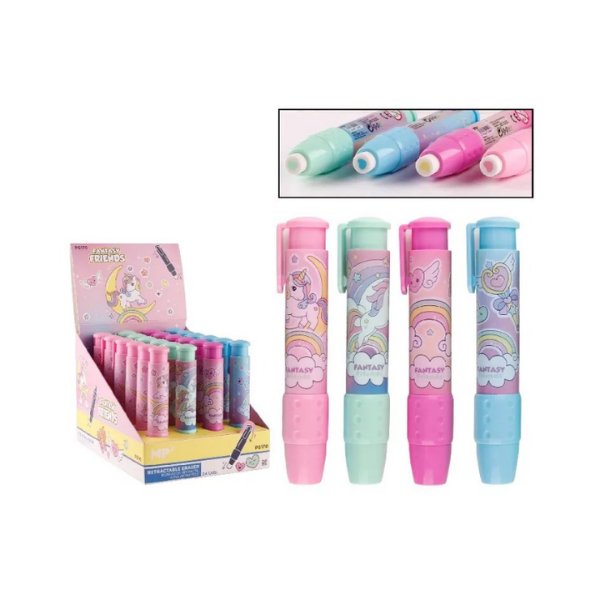 BORRADOR RETRACTIL UNICORNIO