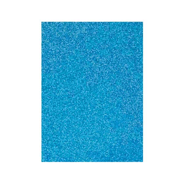 CARTULINA ESCARCHADA AZUL 50X65