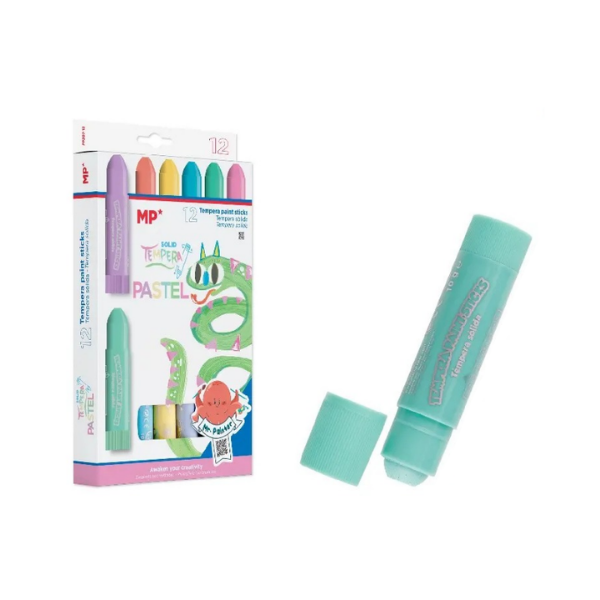 TEMPERA SOLIDA PASTEL 12 UNI