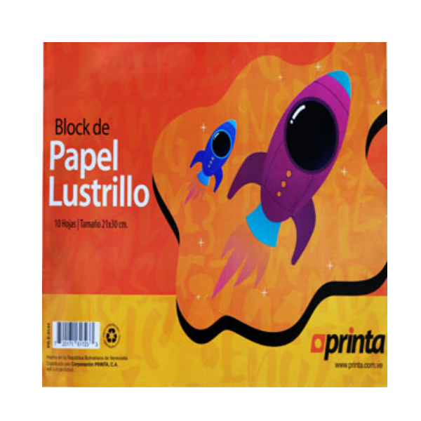 BLOCK LUSTRILLO 10 HOJAS 21X30CM