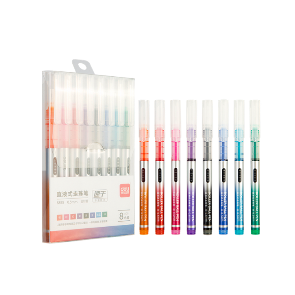 BOLIGRAFO ROLLER DELI 8 COLORES