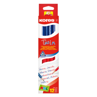 LAPIZ BICOLOR TWIN ROJO/AZUL